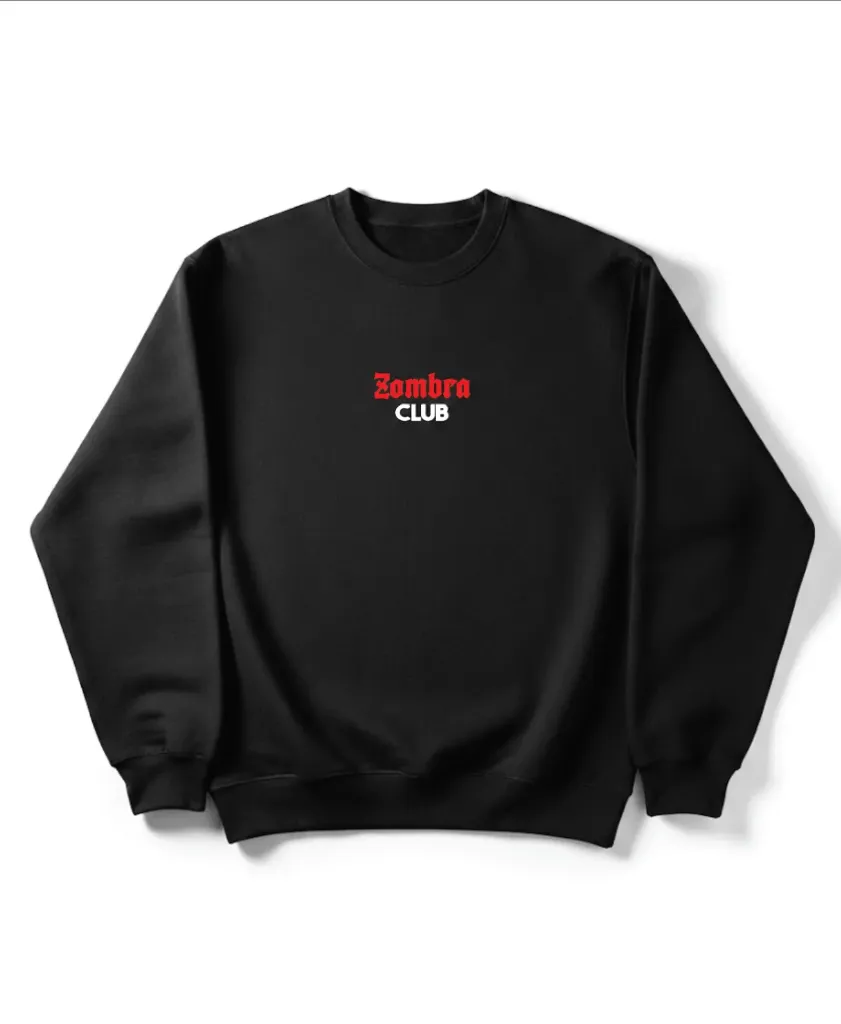 HODDIE ZOMBRA CLUB NEGRO
